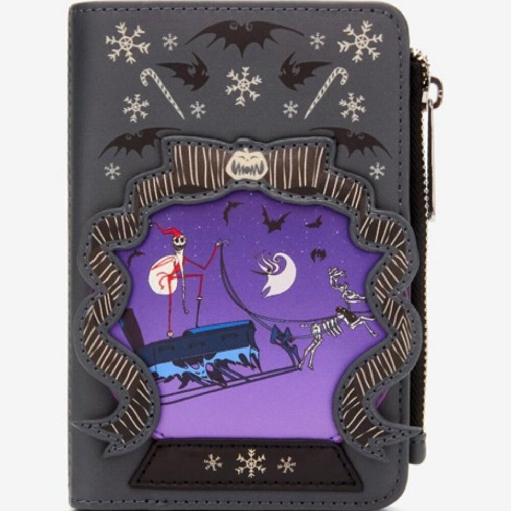 Loungefly Disney Nightmare Before Christmas: Glow In Dark Wallet *NWT*